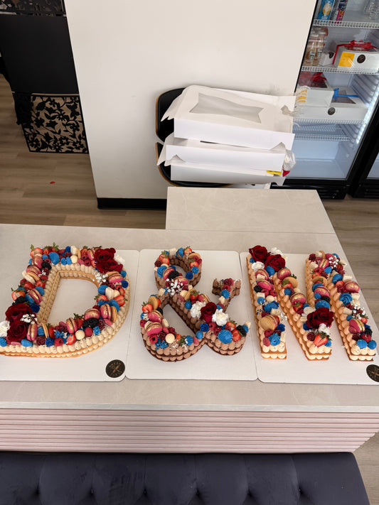 Wedding Tart Cake- Your Initials